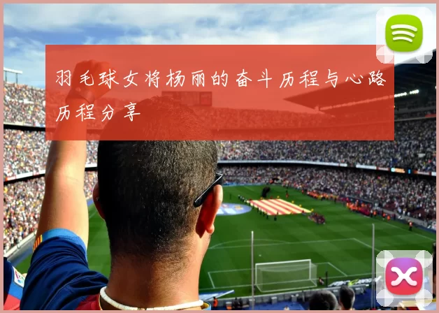羽毛球女将杨丽的奋斗历程与心路历程分享