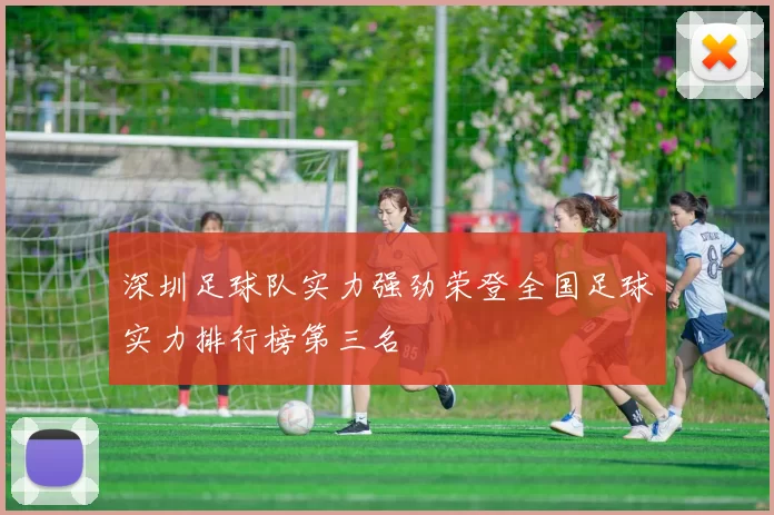 深圳足球队实力强劲荣登全国足球实力排行榜第三名